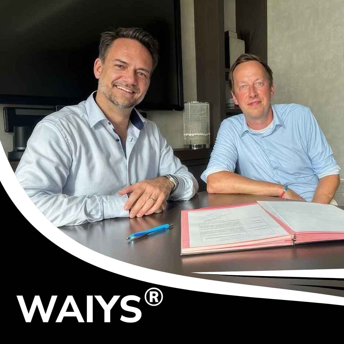 WAIYS AS Merger; Tobias Hobbach; Nicolas Röhrs sign merger agremeent;